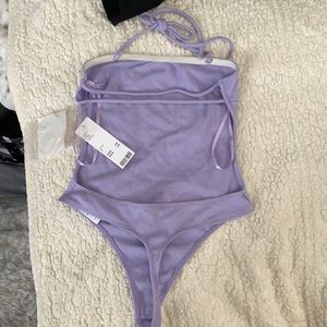 Urban Outfitters lilac thong body suit